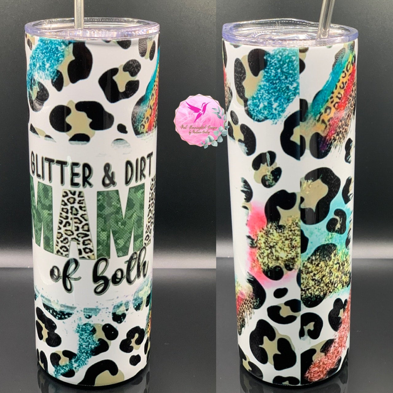 Smiley Puff Tumbler – Glitter & Dirt Mama Designs